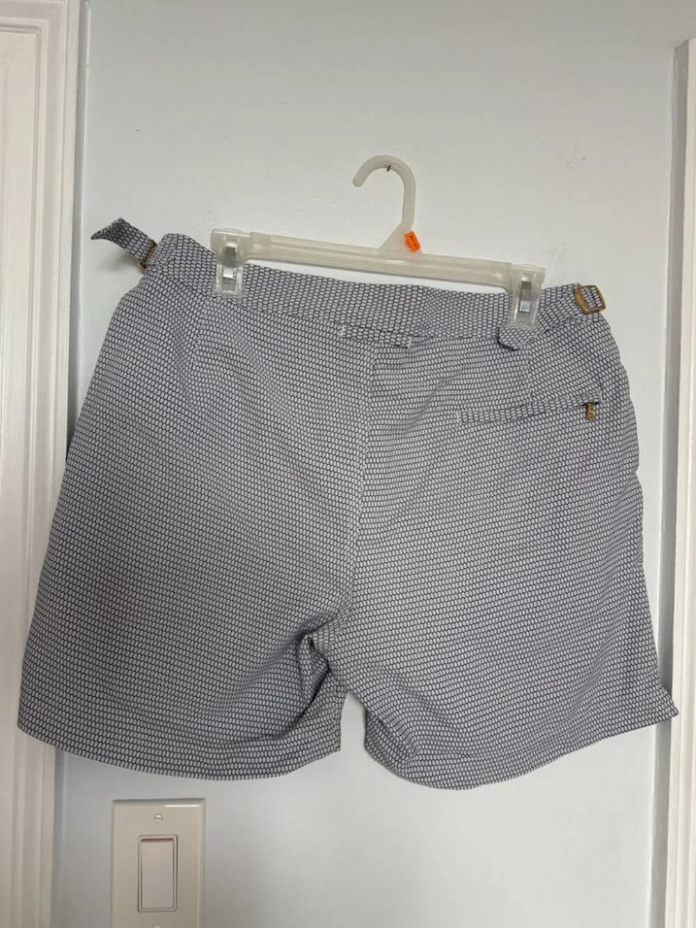Orlebar Brown Blue + White Swim Trunks in W34